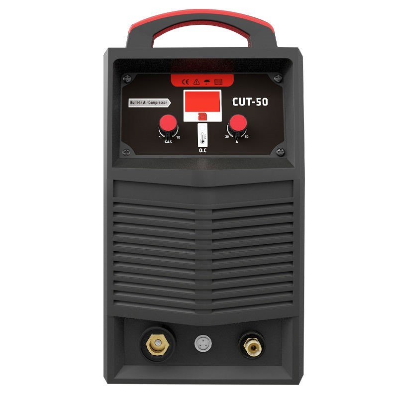 CUT-50 Metal Steel Plate Air Pilot Arc Plasma Cutter with Built-in Air Compressor
