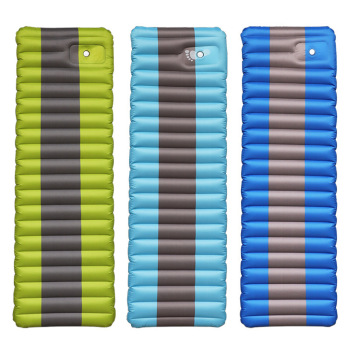 Compact Lightweight Inflatable Air Mattress for Outdoor Camping with Pump