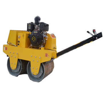 Mini Walk-behind diesel double wheel roller