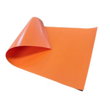 500GSM Orange Color PVC, покрытый брезентом брезента