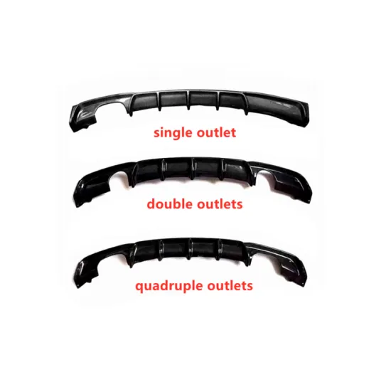 BMW F30 Accessories Rear Bumper Lip Spoiler and Diffuser for F30/F35 3 Series