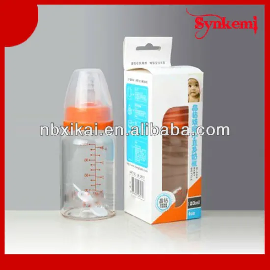 120ml glass feeding bottles baby