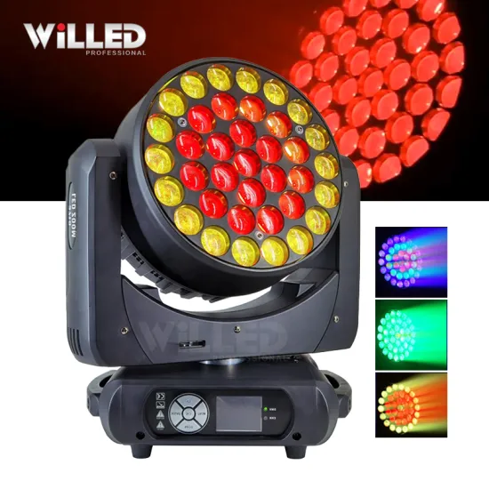 Robe DJ Equipment Stage Light DMX Controller Bee Eye Zoom 37*15W Moving Head Wash