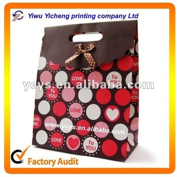 2015 newly customized recyclable wedding candy gift paper box