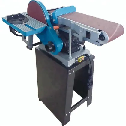 Bench Top Belt Sanders with Oscillating Spindle Sander for Curved Surfaces