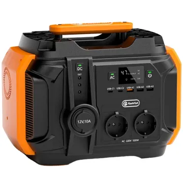 540Wh 120W DC Solar Generator - AC 230V 500W(Peak 1000W) Power Station for Outdoor Emergency Power Supply