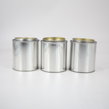 200ml round metal container paint sample cans