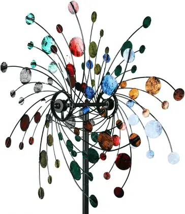 Kinetic Wind Garden Spinner