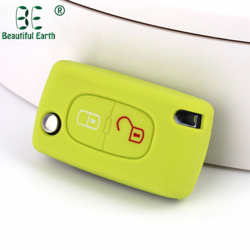 Silicone Peugeot 407 Key Cover For Car