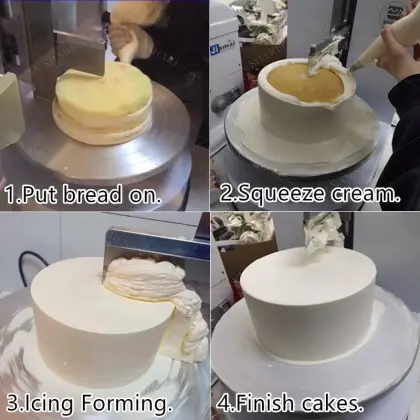 Professional Cake Decorating Machine: Effortlessly Spread Candy Sprinkles and Frosting with Precision