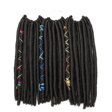 Crochet Braids Soft Faux Locs Style Dreadlocks pictures Darling Afro Braiding synthetic Hair Extensions
