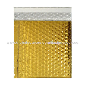 Hot Sell Orange Metallic Bubble Envelopes, OEM Orders Welcomed