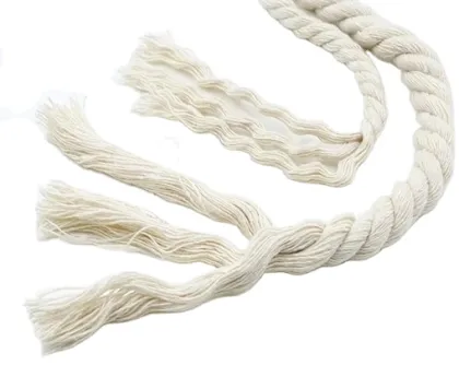 16mm soft nature cotton twisted rope