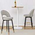 Luxury Leather Bar Stools for Home and Hotel