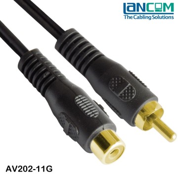 Lancom CE factory customized LOGO printed japan sex video av rca cable