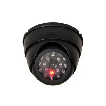 Advanced Dome Camera Systems for Infrared CCTV Monitoring, Security Surveillance, and Home Theft Prevention with Simulated Flashing LED