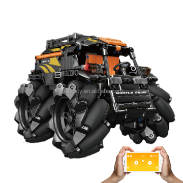 Mould King Military Series All-Terrain Wheat Wheel Truck Building Block Toy Set: An Exquisite Model Assembly Kit