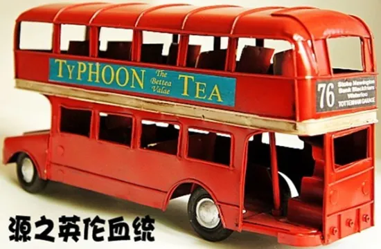 Metal Classic bus Car Model