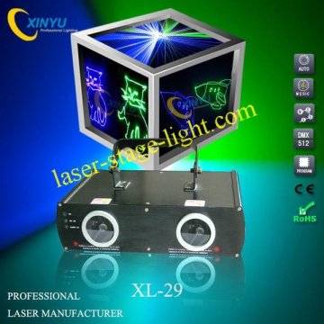 Xl-29 300mw,80mw Double Heads Bg Animation Scanner Disco Effects Lighting
