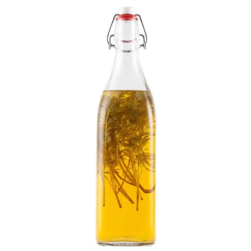 bouteilles en verre carré scellé de haut pour kombucha