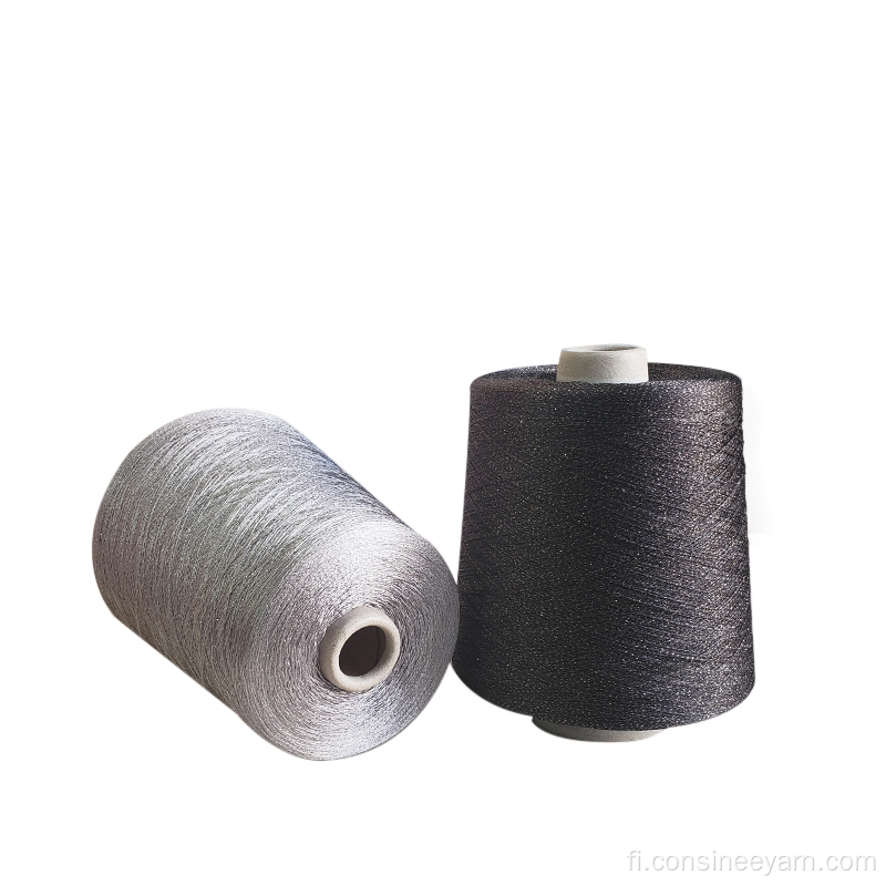Topline kuvitteellinen polyesteri viskoosi lurex-lanka neulomiseen