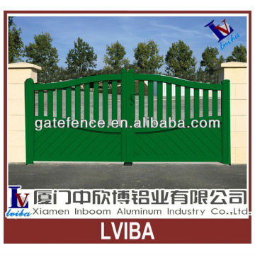 Aluminium double swing garden gate