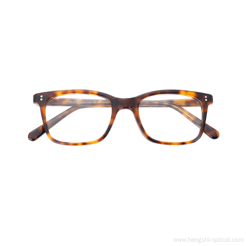 Wholesale Two Color Oem Odm Strong Optical Eyeglasses Acetate Frame