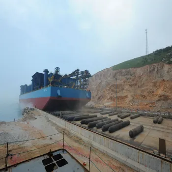 80% market covered Air bag for ship launching