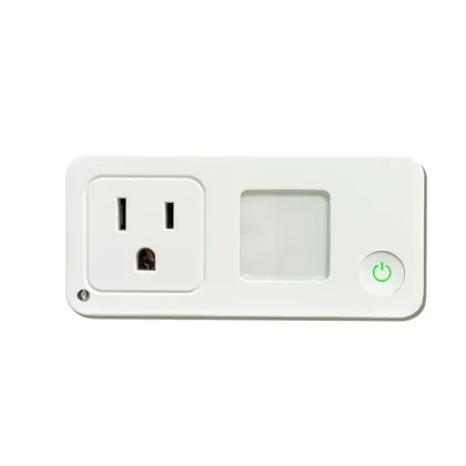 Adjustable LED Night Light with Light Sensor Power Metering Smart Plug