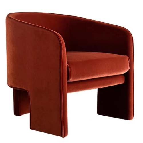 Factorys Vendite direttamente popolare tessuto di velluto in velluto ad alta sedia a bracciolo in legno sedia soggiorno sedia da pranzo sedia da pranzo