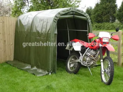 Metal Pole Bike Barn Motorcycle Cover Made In China