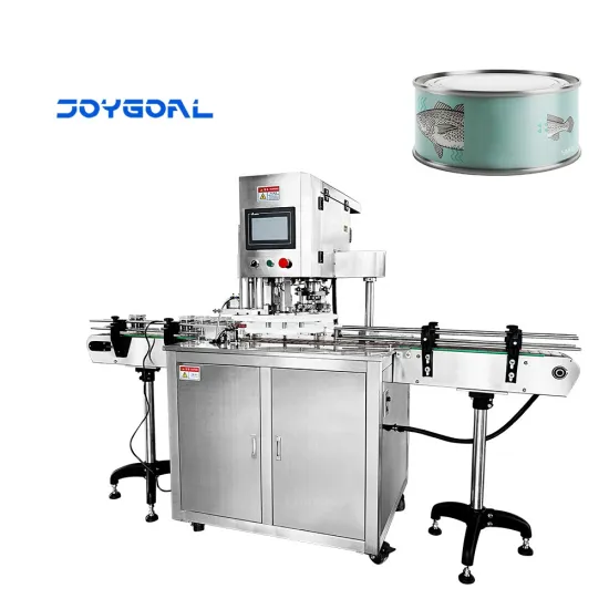 Custom Professional Automatic Can Seamer for Tuna Paste and Aluminum Can Filling Sealing