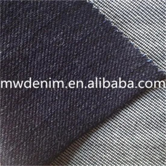 changzhou 100 cotton knit fabric twill knit recycled denim fabric