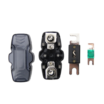 Zinc Alloy Input 1*4/4GA to 2*8/10GA Output Mini ANL Automotive Fuse Holder