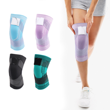 New Pressure-Resistant Knitted Sports Knee Pads | Breathable Nylon Knee Protection for Basketball, Running, and Mountaineering