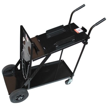 Professional Heavy Duty Welding Machine with Universal Gas Cylinder, Trolley Cart, Chain Handle, and Drawers for Steel Welding