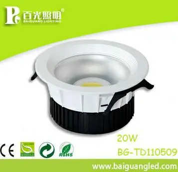 Rotated 20w led cob downlight SAA