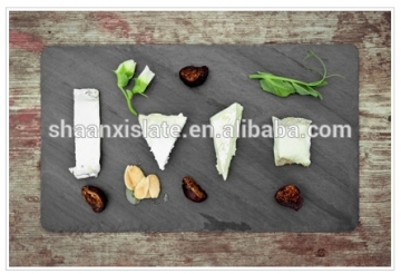 Very useful 10x6cm nature black slate placemat