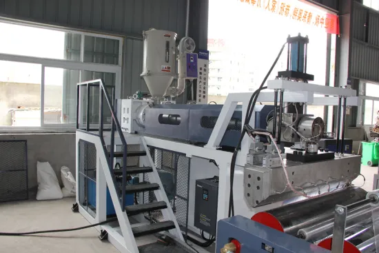 Semi Auto Wrapping PE Film Extruder Machine
