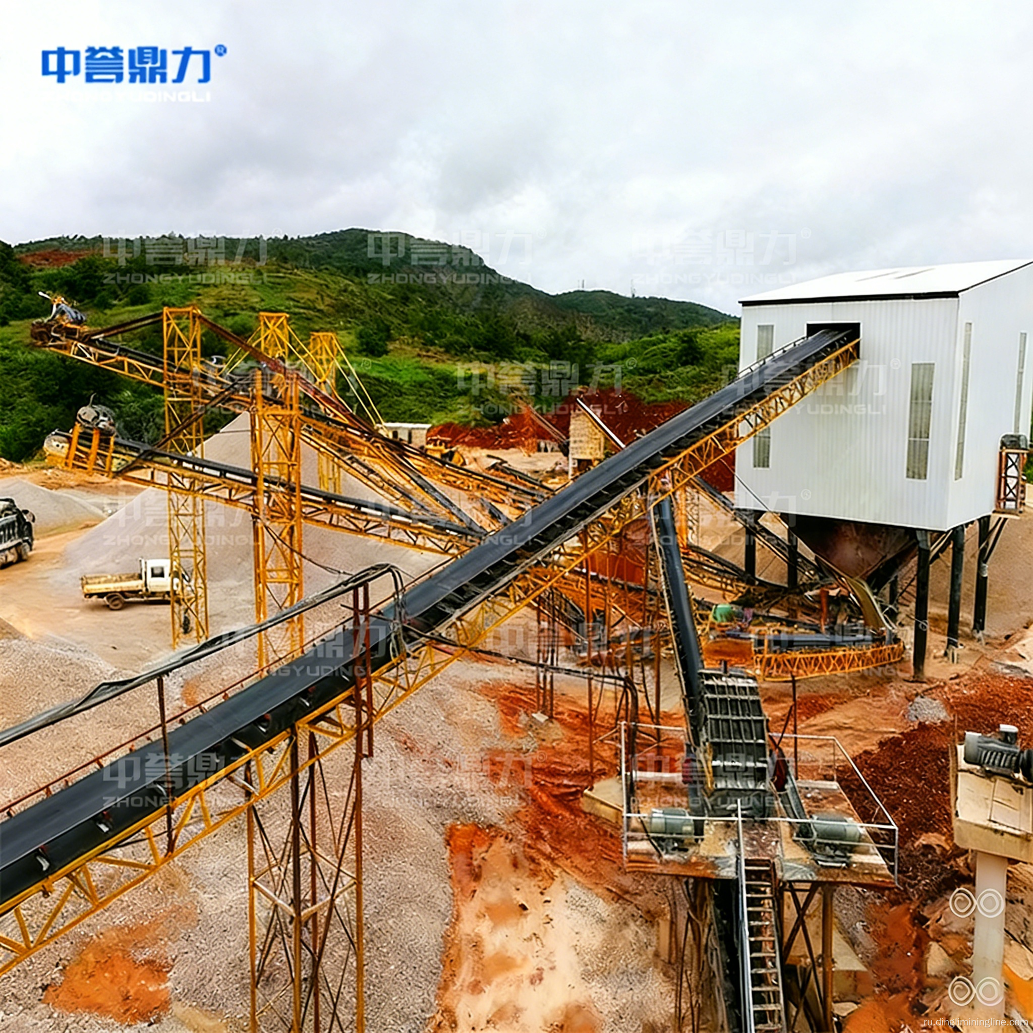 Индивидуальная линия по производству барита высокой чистоты