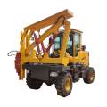 Pile Driver 4*4 Wheel Highway Guardrail Instalasi