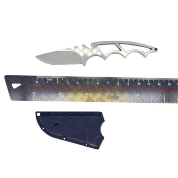 Portable Multifunctional Stainless Steel Survival Knife Necklace EDC Tool