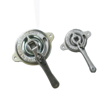 Air Duct Manual Damper Regulator Quadrant for HVAC Systems