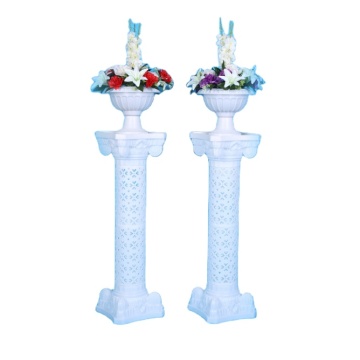 Plastic Roses with Base - Perfect for Party and Wedding Centerpieces