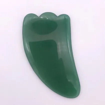 Jade Roller, Gua Sha, and Eye Massager Set for Warm and Cool Facial Massage