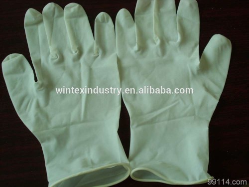 Disposable Latex Exam Gloves,disposable non steriled latex gloves with FDA