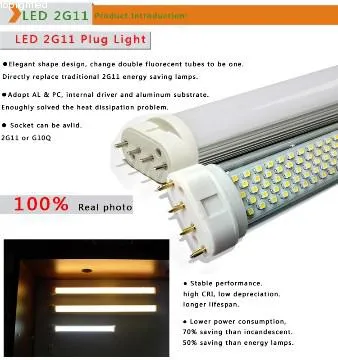 22W 2G11 LED  PL 2G11 LED bulb