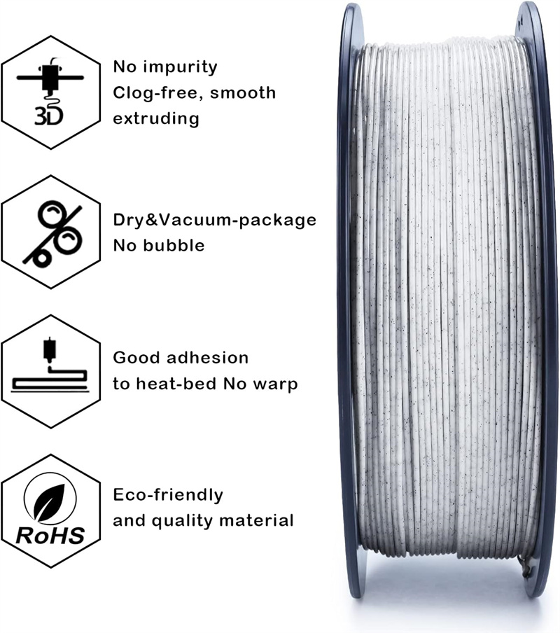 Marble Effect PLA 3D Printer Filament