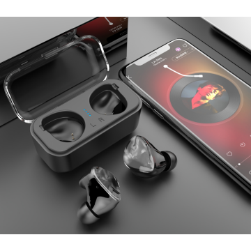 TWS Bluetooth Earbud in-Ear dengan Charging Case