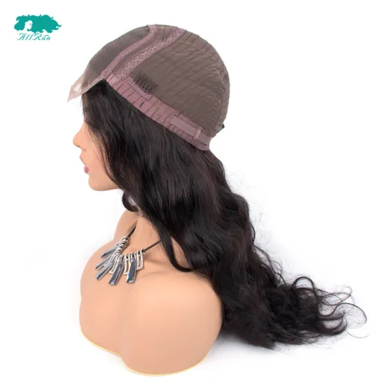 Nice Quality Body Wave Human Hair wig 4*4 Lace Frontal Wig 150 180 Density Brazilian Natural Color Remy Human Hair Wig